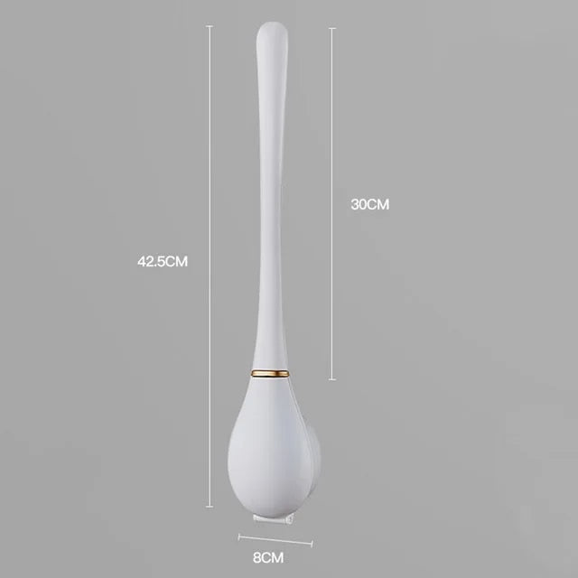 SumiClean - Strakke Siliconen Toiletborstel voor Jouw Badkamer