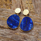 CelestialLuxe Earrings – Beschermende Lapis Oorbellen