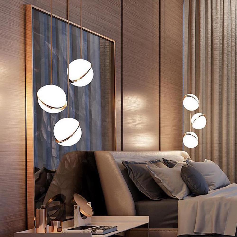 CielCourbe Lamp - Luxe Maanlicht Hanglamp van Acryl en Messing