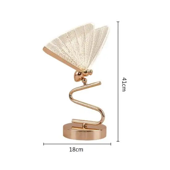 Luxe Vlinderlamp met Warm Sfeerverlichting – Elegante Accentuering