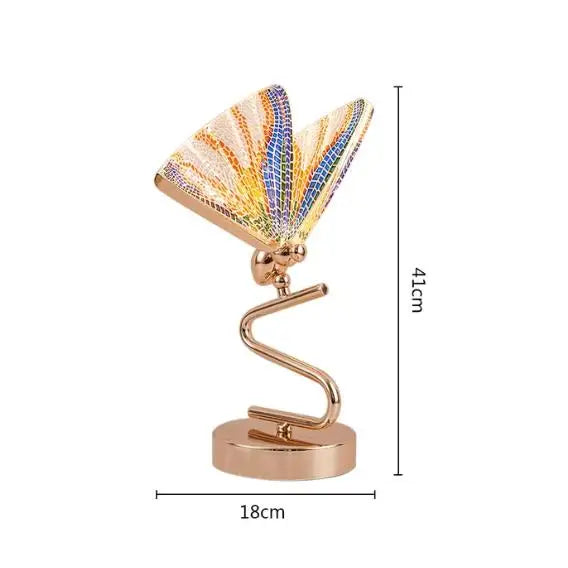 Luxe Vlinderlamp met Warm Sfeerverlichting – Elegante Accentuering