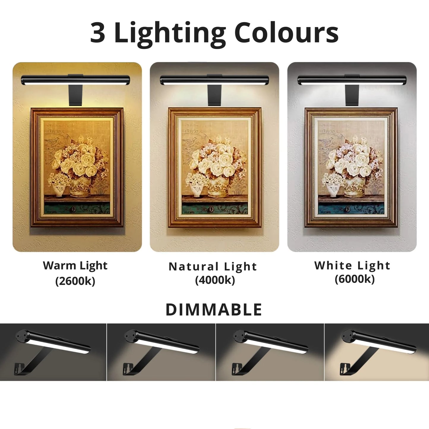 Gallery Light - Draadloze Oplaadbare Muurlamp