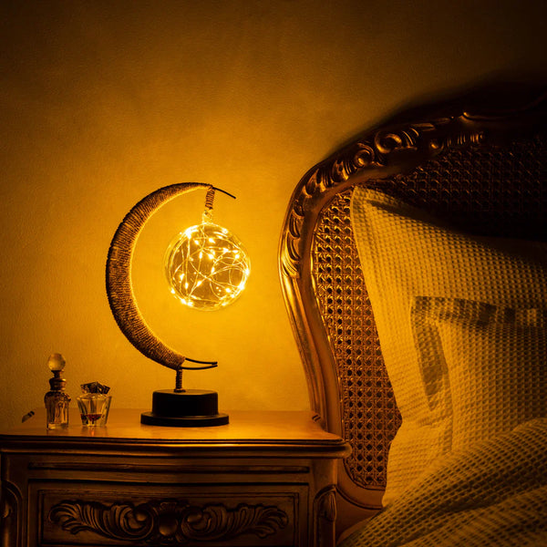 LunarGlow Tafellamp – Magische Maanlamp voor Dromerige Sferen