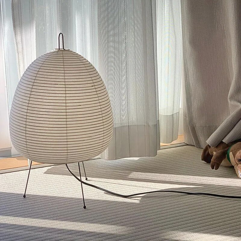 RadiantHue: Verfijnde Rijstpapier Lamp voor Serene Verlichting