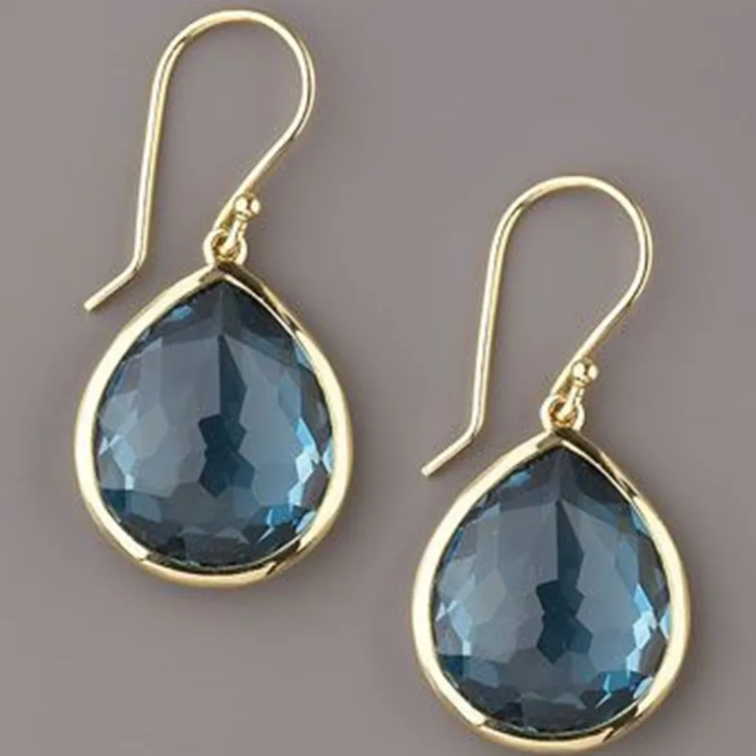 Amara Earrings - Elegante Blauwe Kristallen Sieraden