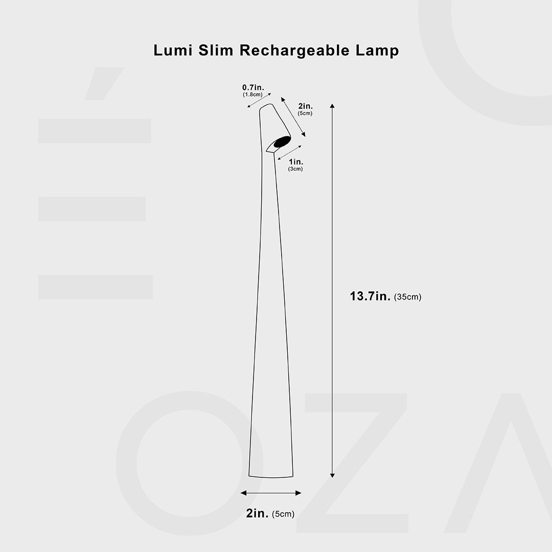 LumiSlim – Oplaadbare LED Tafellamp in Stijl