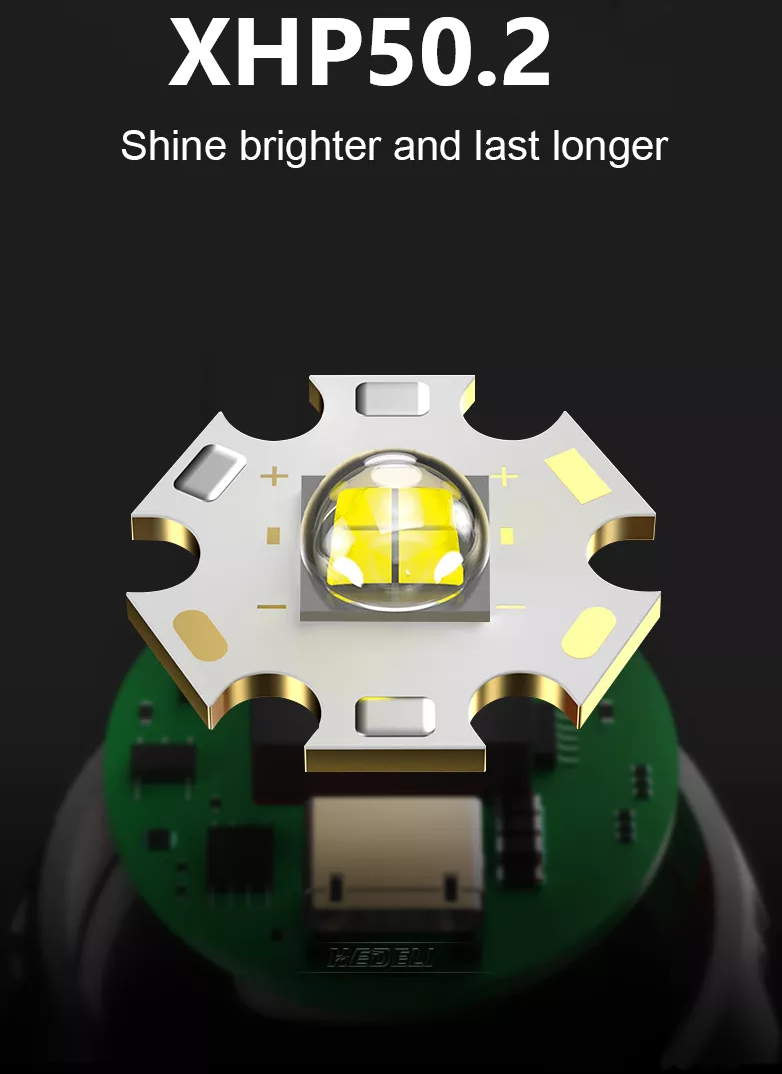 LumiBeam Zaklamp - Krachtige Oplaadbare LED Zaklamp