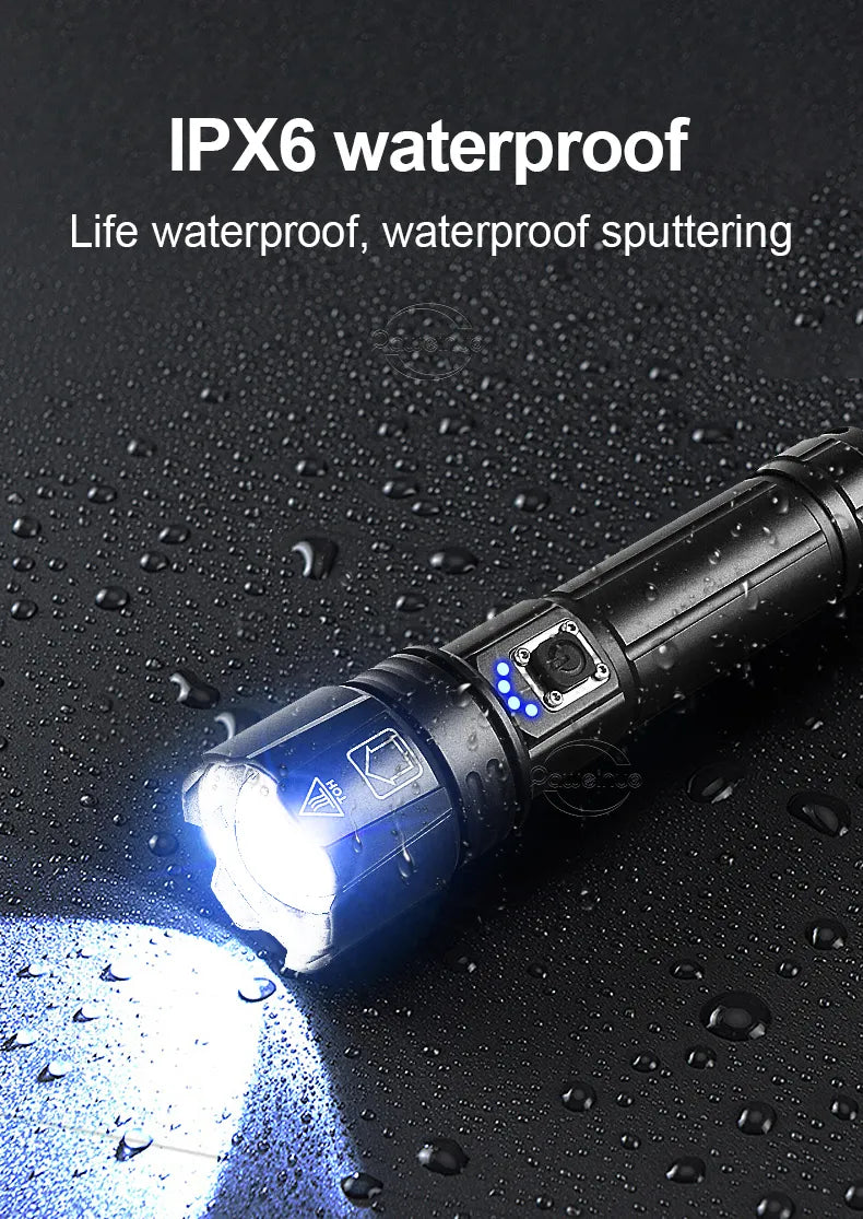 LumiBeam Zaklamp - Krachtige Oplaadbare LED Zaklamp