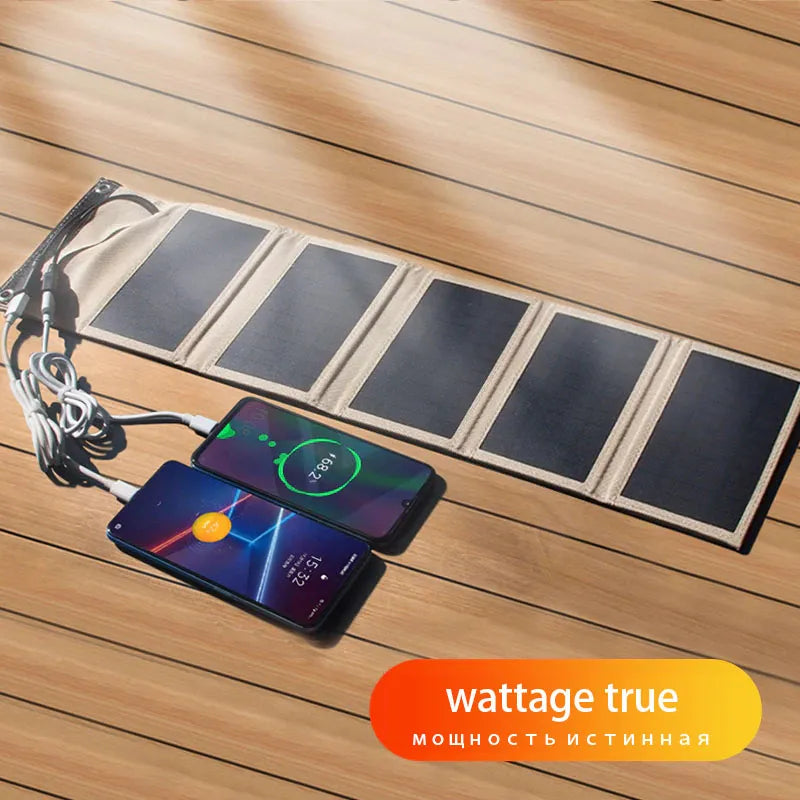 SolarFold Powerbank - Opvouwbare Zonnepaneel Oplader