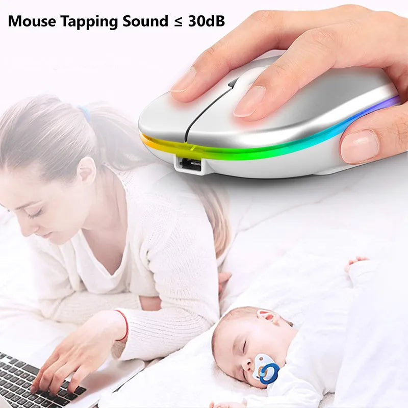 LuxeClick Mouse – Draadloze Oplaadbare Bluetooth Muis
