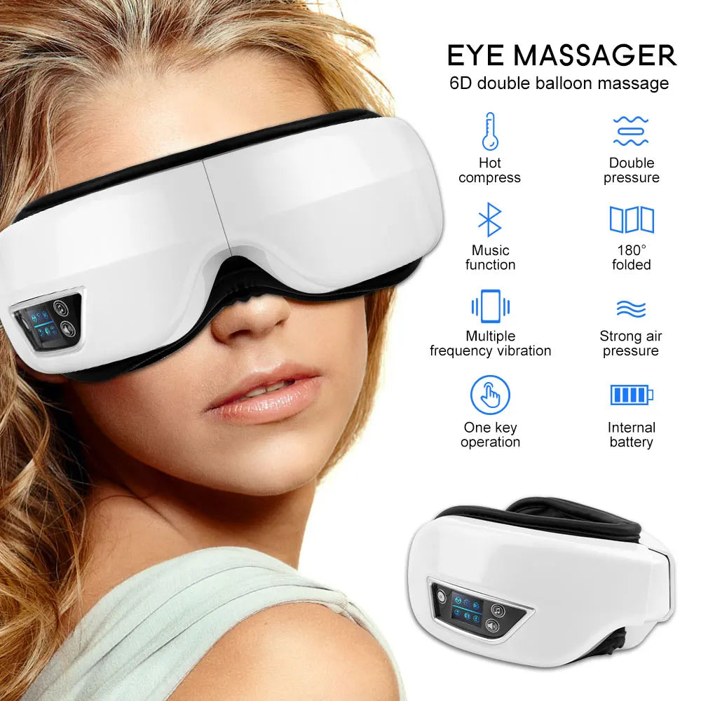 EyeGlow – Slimme 6D Oogmassage met Airbag Technologie