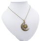 Betoverende Vintage Zon- en Maanketting | Twee In één: Dubbele Betekenis in Eén Prachtige Ketting!