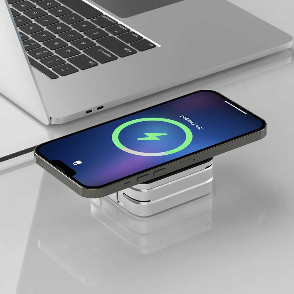 PowerFlex 3-in-1 Laadstation - Magnetisch & Opvouwbaar Opladen