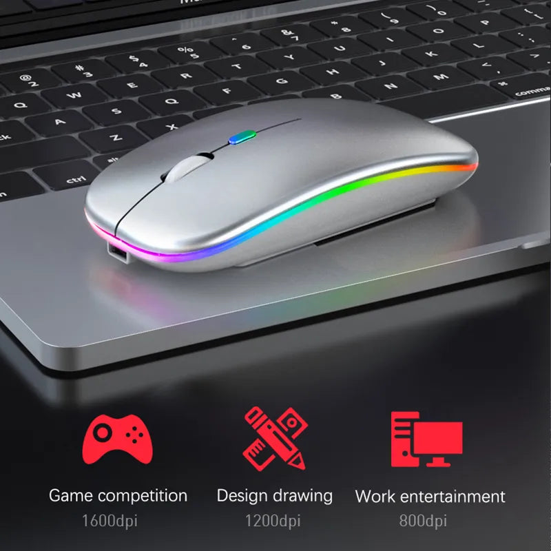 LuxeClick Mouse – Draadloze Oplaadbare Bluetooth Muis