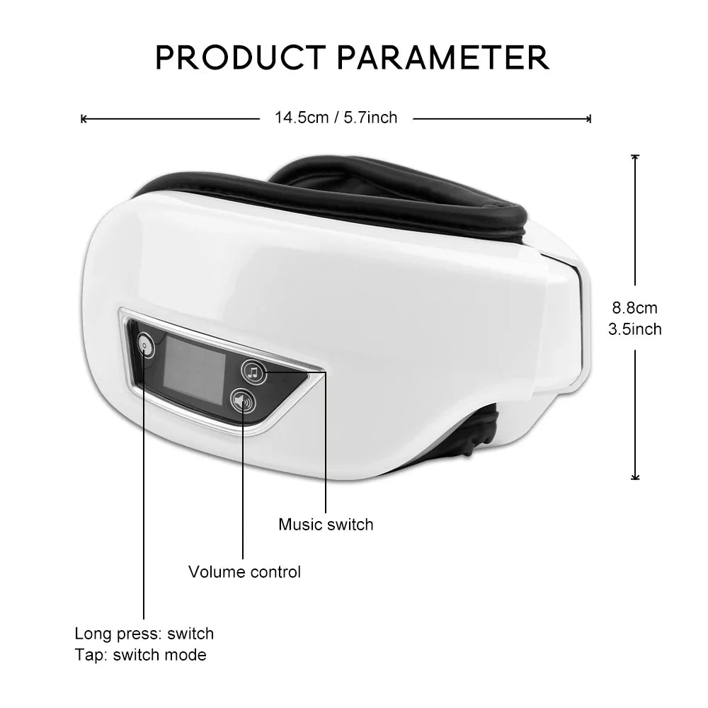 EyeGlow – Slimme 6D Oogmassage met Airbag Technologie