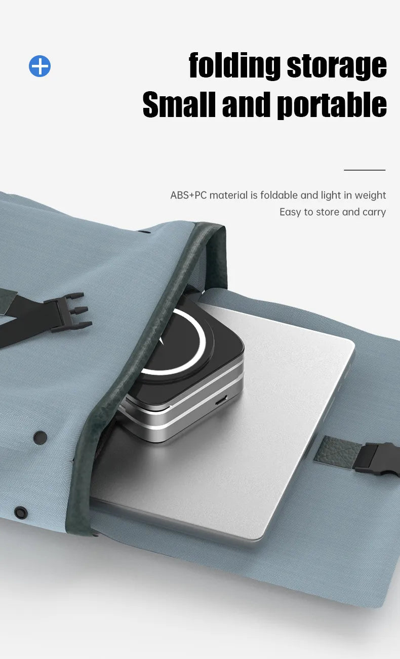 PowerFlex 3-in-1 Laadstation - Magnetisch & Opvouwbaar Opladen