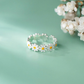 Charming & Chic Daisy Flower Ring
