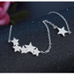 StarGleam Necklace - Stijlvolle Zilveren Sterrenketting