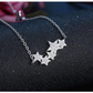 StarGleam Necklace - Stijlvolle Zilveren Sterrenketting
