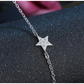 StarGleam Necklace - Stijlvolle Zilveren Sterrenketting