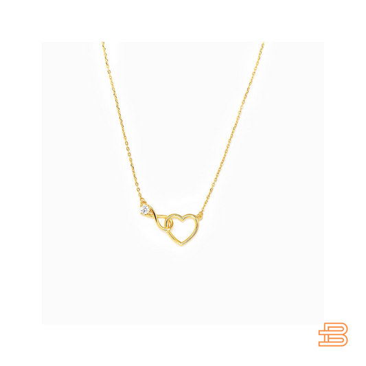 HeartBond Necklace – Tijdloos Sieraad van Verbonden Liefde