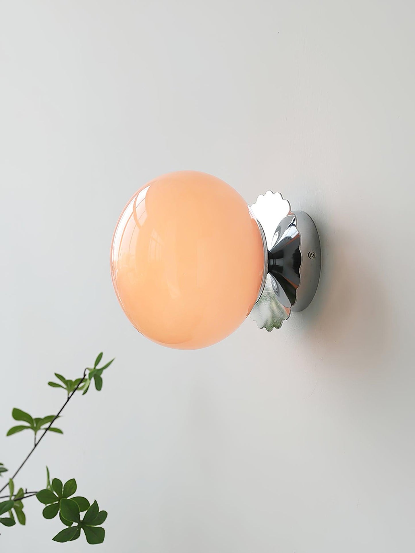 ChicGlow - Elegante Roze Glazen Lamp voor Stijlvolle Interieurs