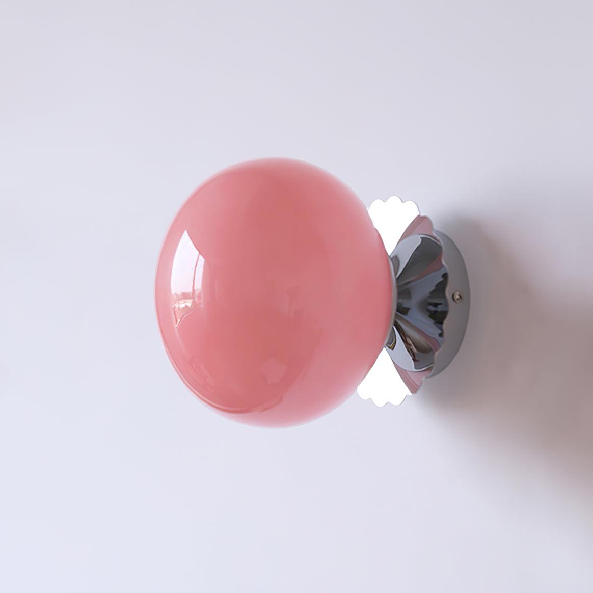 ChicGlow - Elegante Roze Glazen Lamp voor Stijlvolle Interieurs