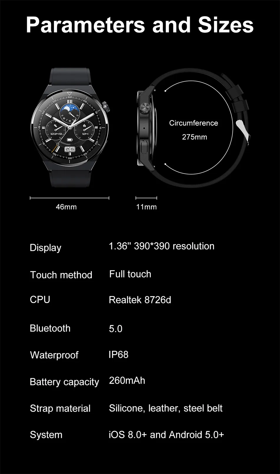 PRO Smartwatch – Trendy Hoogwaardige Technologie
