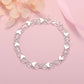 Elegante Luxe Zilveren Hartarmband – Tijdloos en Chic