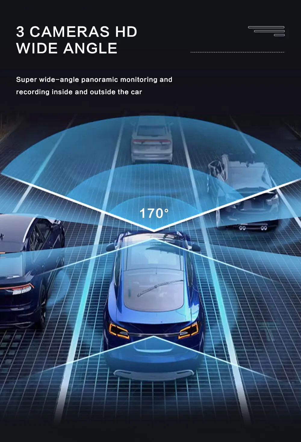 VisionPro - Dashcam met Nachtzicht & IR Technologie