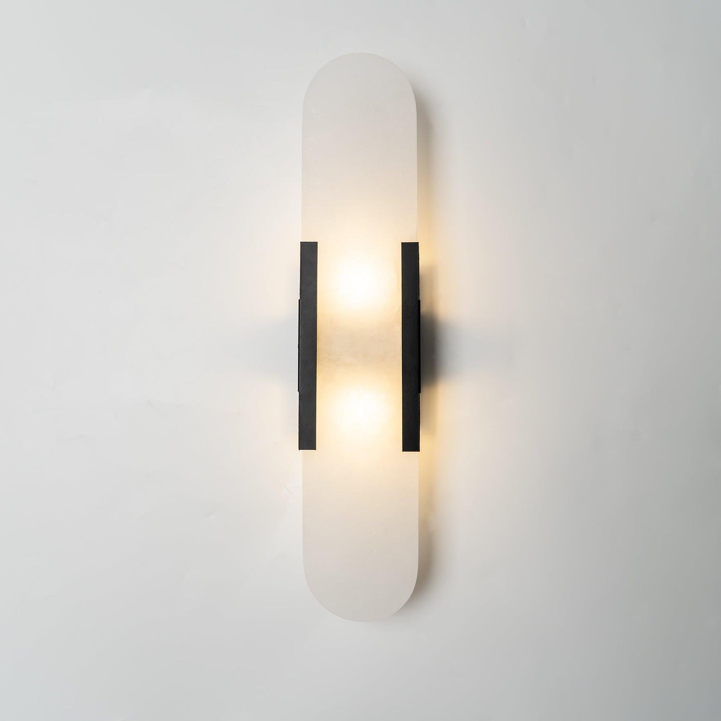 Elegante Melange - Handgemaakte Alabaster Wandlamp