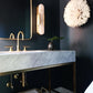 Elegante Melange - Handgemaakte Alabaster Wandlamp