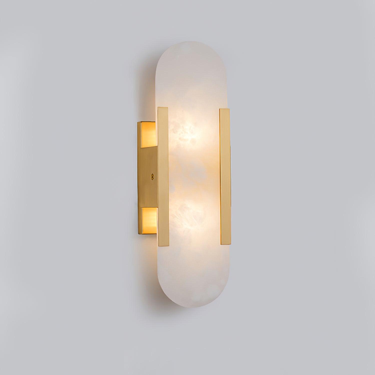 Elegante Melange - Handgemaakte Alabaster Wandlamp