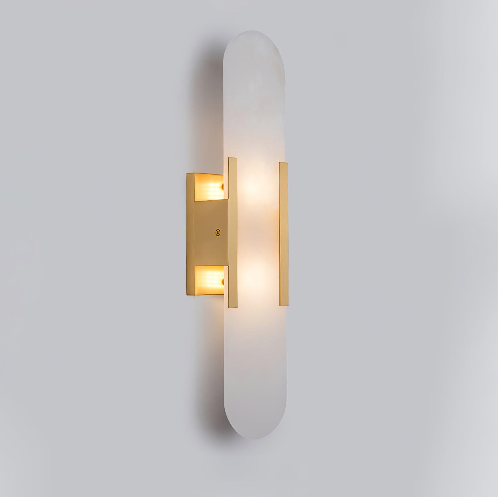 Elegante Melange - Handgemaakte Alabaster Wandlamp