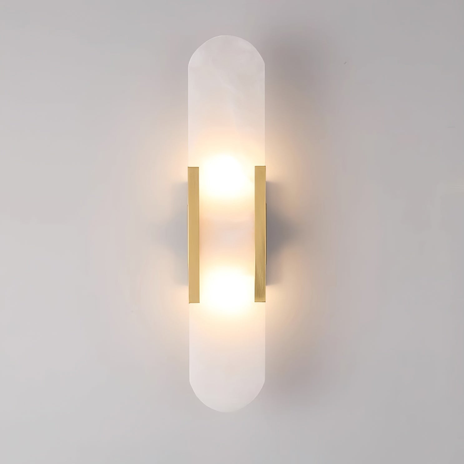 Elegante Melange - Handgemaakte Alabaster Wandlamp