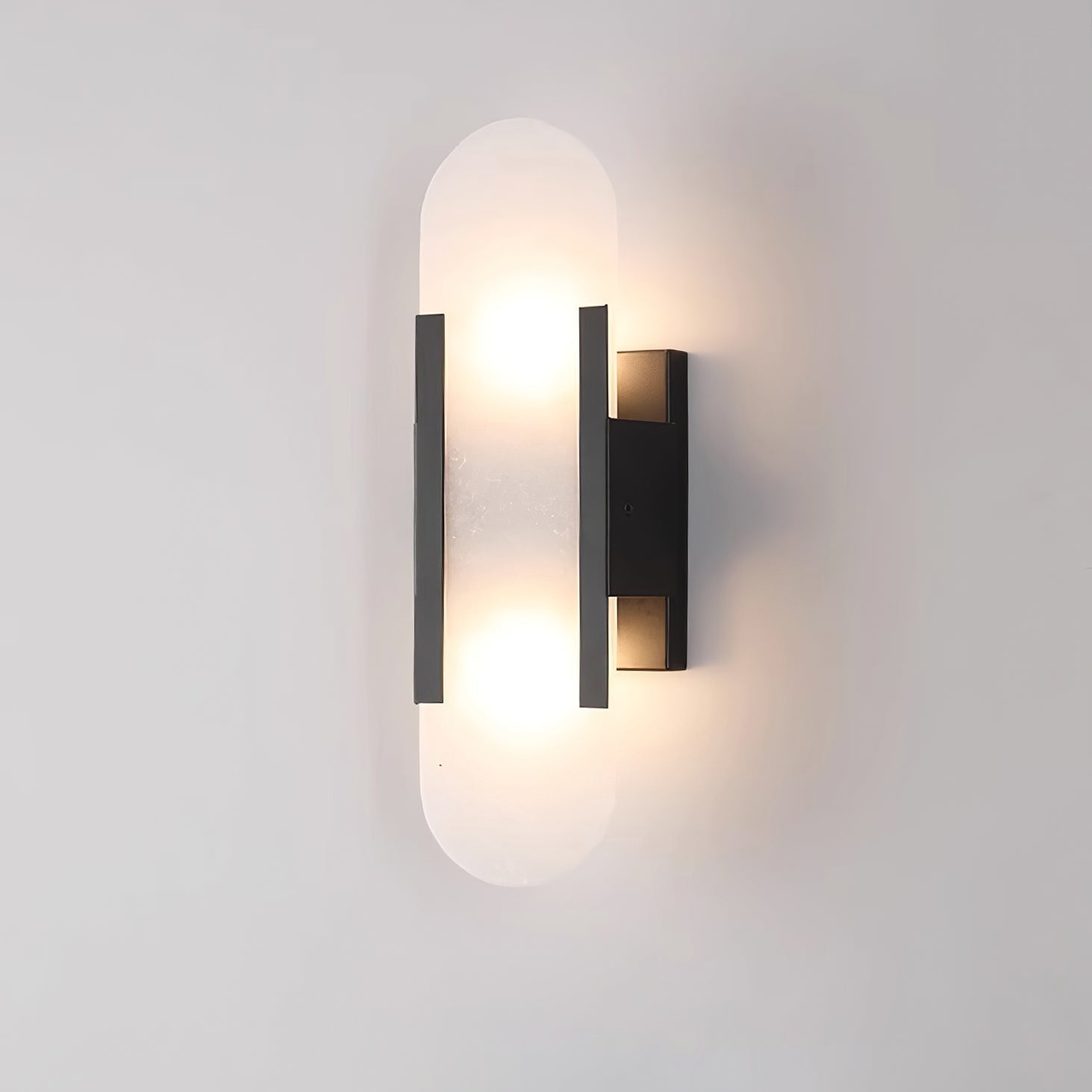 Elegante Melange - Handgemaakte Alabaster Wandlamp