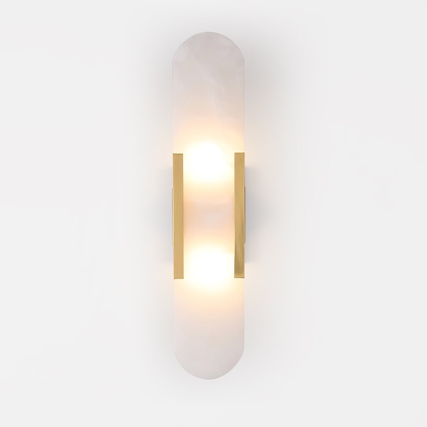 Elegante Melange - Handgemaakte Alabaster Wandlamp