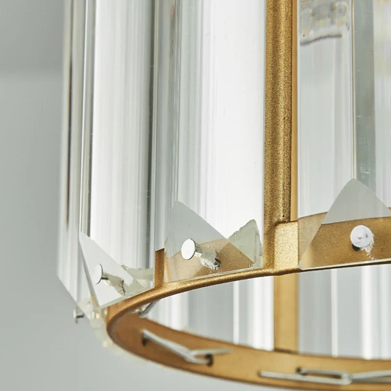 LuxeGlow SparkleLamp - Elegante K9-Kristallen Hanglamp