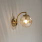 Nordic Glas Vägglampa - Elegant Skandinavisk Vägglampa i Glas med Varm LED-Ljus