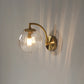 Nordic Glas Vägglampa - Elegant Skandinavisk Vägglampa i Glas med Varm LED-Ljus