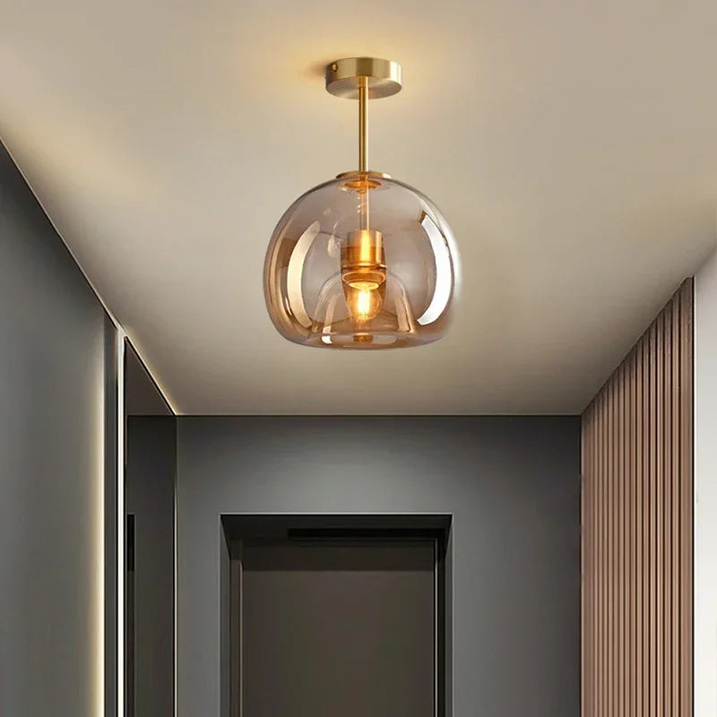Transparence - Minimalistische Glazen Plafondlamp voor Elegantie