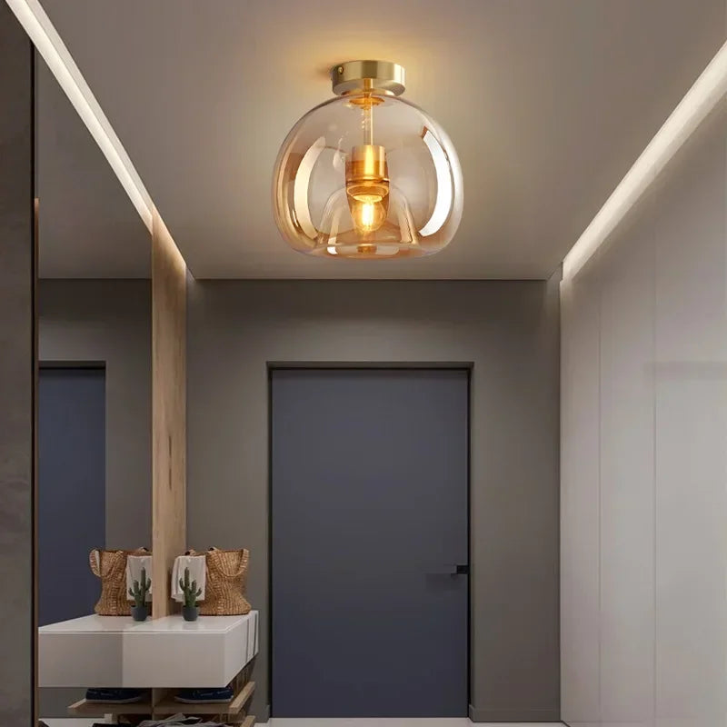 Transparence - Minimalistische Glazen Plafondlamp voor Elegantie