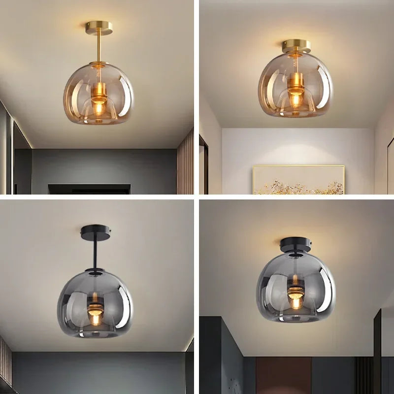 Transparence - Minimalistische Glazen Plafondlamp voor Elegantie