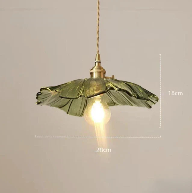 FloraShine Light - Elegante Bloemen Glazen Hanglamp