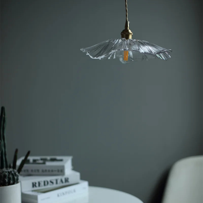 FloraShine Light - Elegante Bloemen Glazen Hanglamp