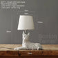 Playful Elegance - Art Deco Tafellamp voor Sfeervolle Verlichting