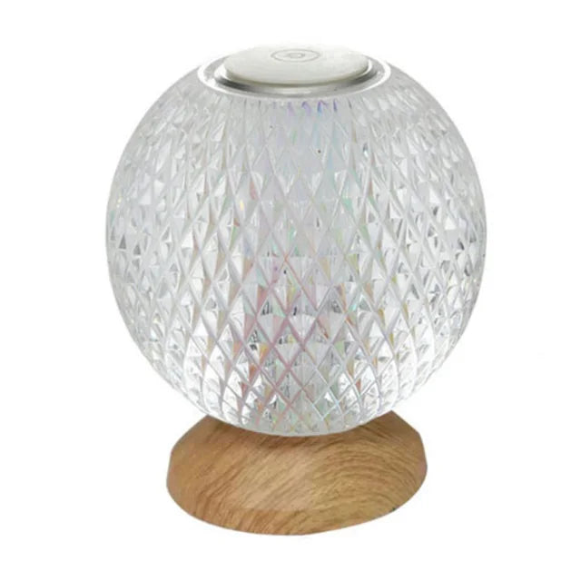 Chic Kristallen Tafellamp – Draadloze Luxe Verlichting