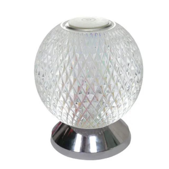 Chic Kristallen Tafellamp – Draadloze Luxe Verlichting