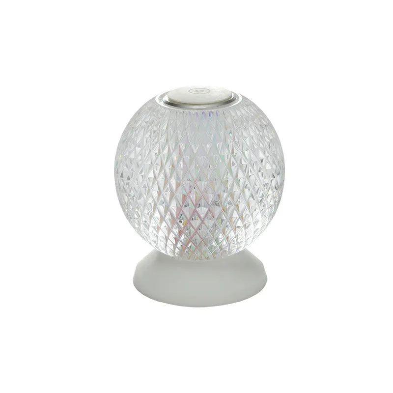 Chic Kristallen Tafellamp – Draadloze Luxe Verlichting