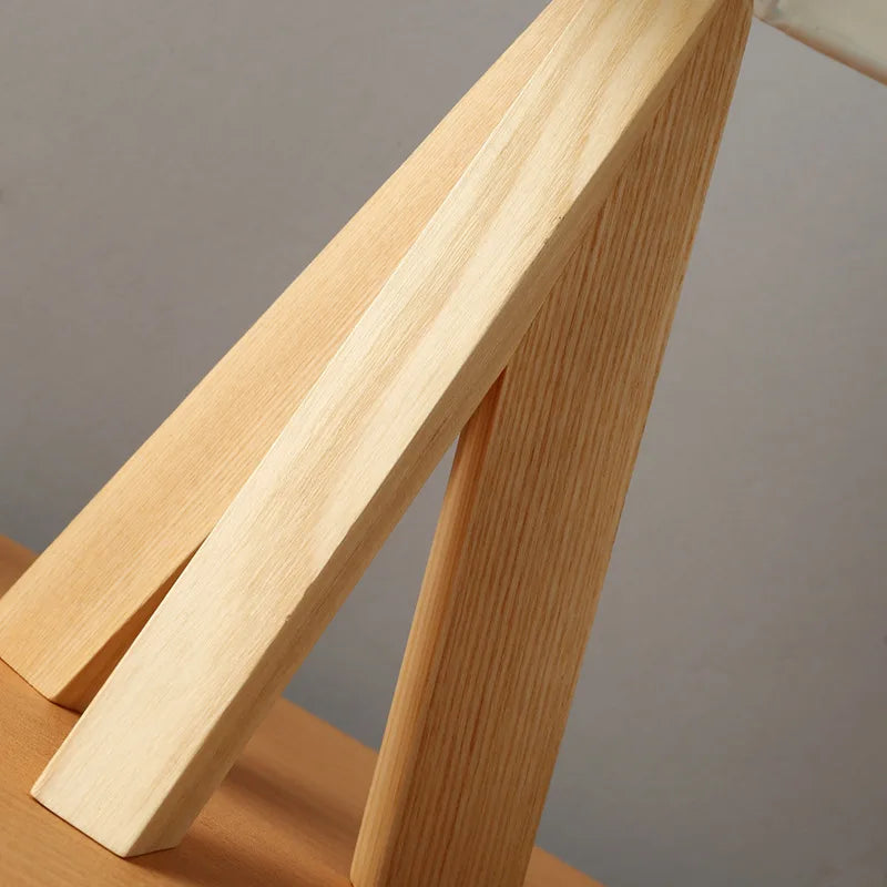 Wood Opaline - Moderne Houten Driepoot Tafellamp